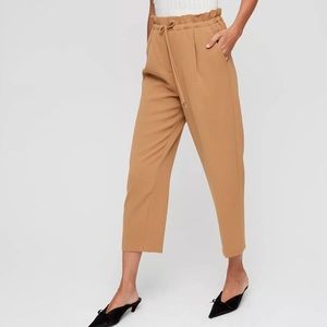 Aritzia Wilfred Kari Pant- Honey Brown